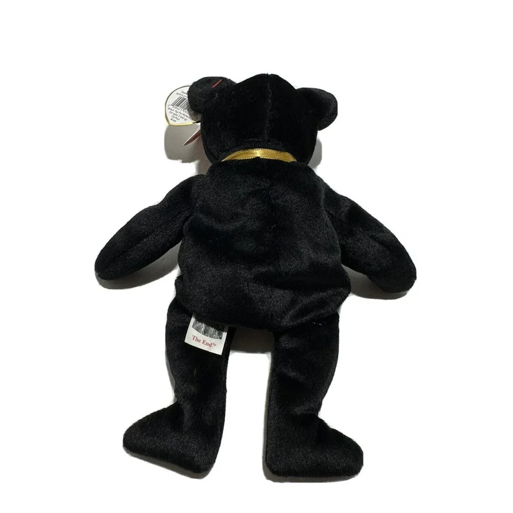 Ty‎ Beanie Baby The End Black Bear 1999 With Tag